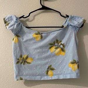 🍋LEMON CROP TOP🍋